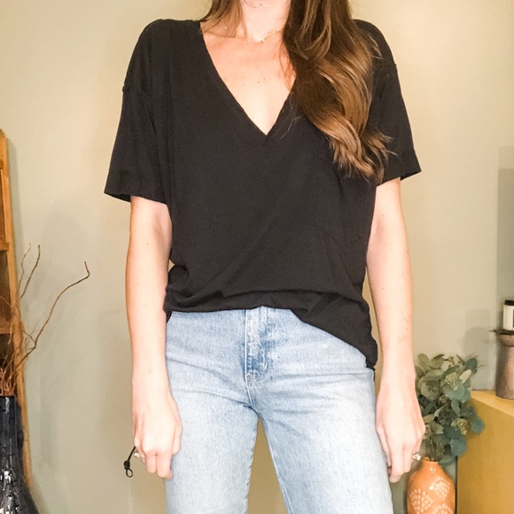 Free People | Everyday Tunic Tee | Black | XS - Picture 4 of 6